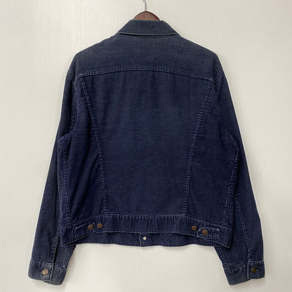 【中古品】【メンズ】 LEVI'S リーバイス 刻印522 白タブ 70S CORDUROY TRACKER JACKET コーデュロイ トラッカー ジャケット アウター 146-260604-cs-11-izu サイズ：42 カラー：ネイビー 万代Net店
