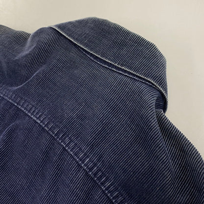 【中古品】【メンズ】 LEVI'S リーバイス 刻印522 白タブ 70S CORDUROY TRACKER JACKET コーデュロイ トラッカー ジャケット アウター 146-260604-cs-11-izu サイズ：42 カラー：ネイビー 万代Net店