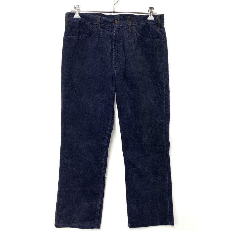 【中古品】【メンズ】 LEVI'S リーバイス 519-1517 刻印536 白タブ 70-80S CORDUROY PANTS コーデュロイ パンツ ズボン ボトムス 157-260608-ya-02-izu サイズ：36×32 カラー：ネイビー 万代Net店