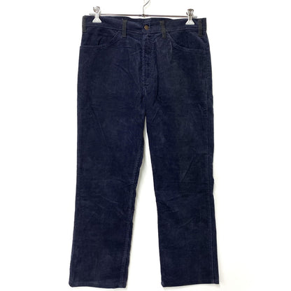 【中古品】【メンズ】 LEVI'S リーバイス 519-1517 刻印536 白タブ 70-80S CORDUROY PANTS コーデュロイ パンツ ズボン ボトムス 157-260608-ya-02-izu サイズ：36×32 カラー：ネイビー 万代Net店
