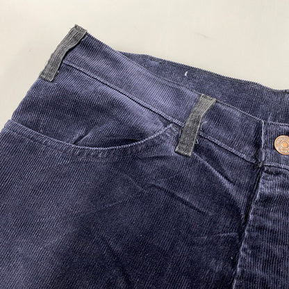 【中古品】【メンズ】 LEVI'S リーバイス 519-1517 刻印536 白タブ 70-80S CORDUROY PANTS コーデュロイ パンツ ズボン ボトムス 157-260608-ya-02-izu サイズ：36×32 カラー：ネイビー 万代Net店
