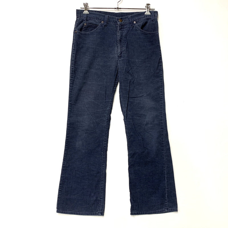 【中古品】【メンズ】 LEVI'S リーバイス 刻印513 42TALON ZIP 白タブ CORDUROY PANTS タロンジップ コーデュロイ パンツ ボトムス 157-260607-kh-10-izu サイズ：34×31 カラー：ネイビー 万代Net店