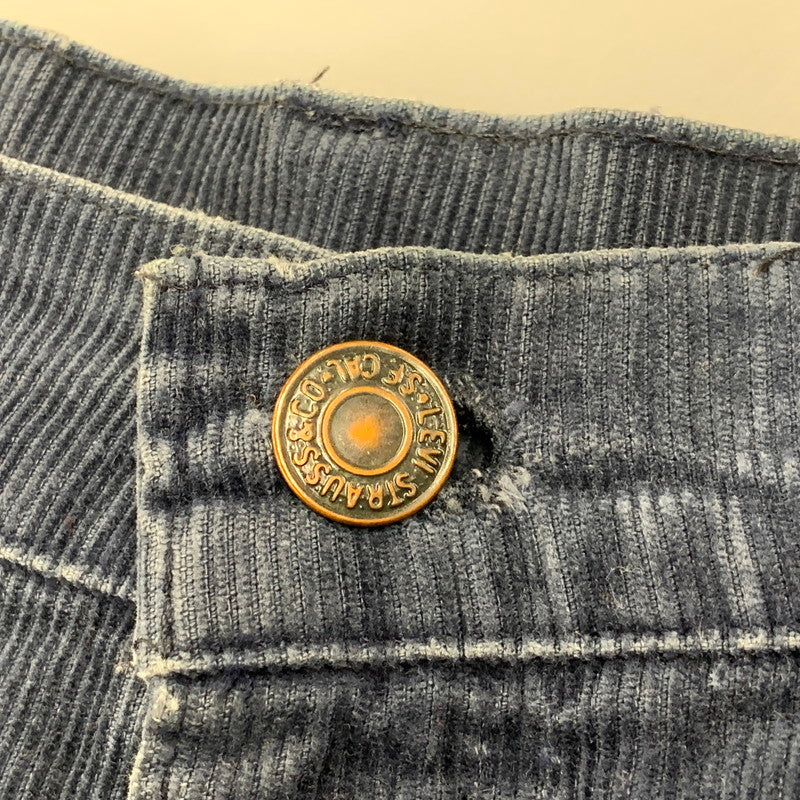【中古品】【メンズ】 LEVI'S リーバイス 刻印513 42TALON ZIP 白タブ CORDUROY PANTS タロンジップ コーデュロイ パンツ ボトムス 157-260607-kh-10-izu サイズ：34×31 カラー：ネイビー 万代Net店