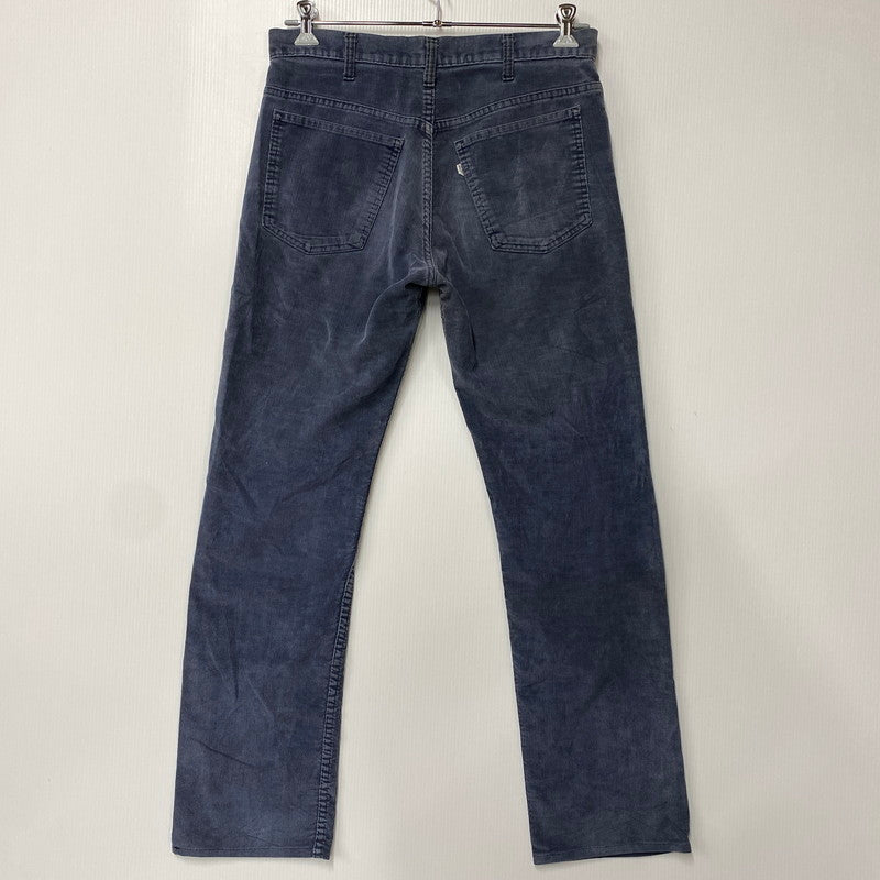 【中古品】【メンズ】 LEVI'S リーバイス 白タブ 42TALON ZIP タロン ジップ 白タブ 70-80S CORDUROY PANTS コーデュロイ パンツ ズボン ボトムス 157-260609-ya-01-izu サイズ：下記参照 カラー：ネイビー 万代Net店