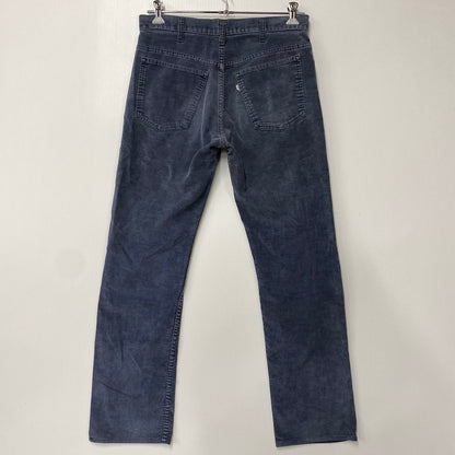 【中古品】【メンズ】 LEVI'S リーバイス 白タブ 42TALON ZIP タロン ジップ 白タブ 70-80S CORDUROY PANTS コーデュロイ パンツ ズボン ボトムス 157-260609-ya-01-izu サイズ：下記参照 カラー：ネイビー 万代Net店
