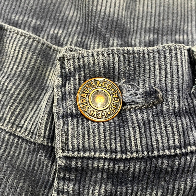 【中古品】【メンズ】 LEVI'S リーバイス 白タブ 42TALON ZIP タロン ジップ 白タブ 70-80S CORDUROY PANTS コーデュロイ パンツ ズボン ボトムス 157-260609-ya-01-izu サイズ：下記参照 カラー：ネイビー 万代Net店