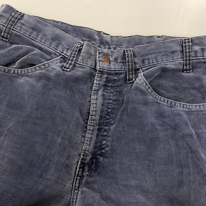 【中古品】【メンズ】 LEVI'S リーバイス 白タブ 42TALON ZIP タロン ジップ 白タブ 70-80S CORDUROY PANTS コーデュロイ パンツ ズボン ボトムス 157-260609-ya-01-izu サイズ：下記参照 カラー：ネイビー 万代Net店