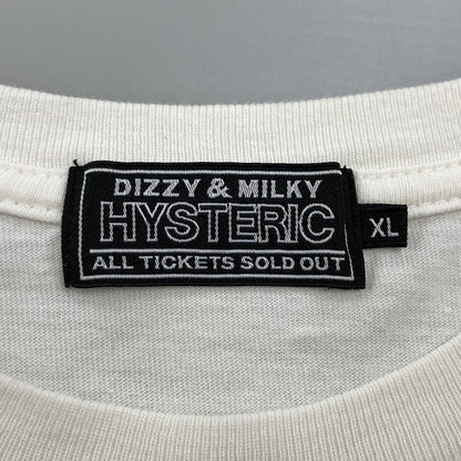 【中古品】【メンズ】 HYSTERIC GLAMOUR ヒステリックグラマー 02241CT01 MULTI HYSTERIC WOMAN SS TEE マルチ ヒステリック ウーマン ショートスリーブ Tシャツ トップス 半袖 140-260608-ya-05-izu サイズ：XL カラー：白 万代Net店