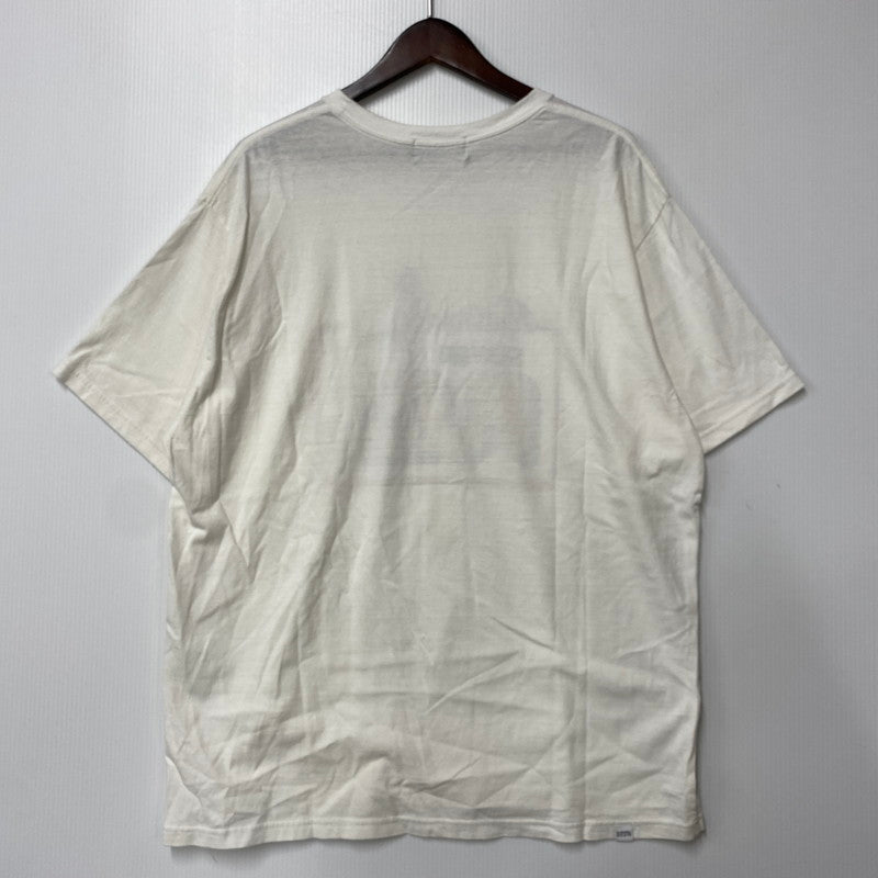 【中古品】【メンズ】 HYSTERIC GLAMOUR ヒステリックグラマー 02243CT01 MORNING BEAT SS TEE モーニング ビート ショートスリーブ Tシャツ トップス 半袖 140-260608-ya-04-izu サイズ：XL カラー：白 万代Net店