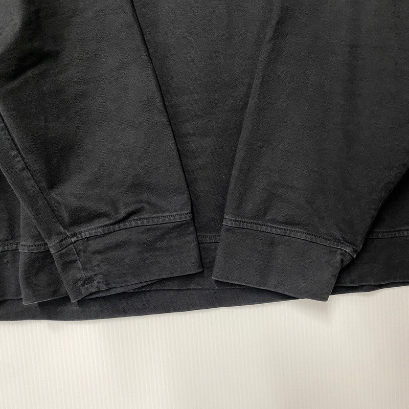 【中古品】【メンズ】 STONE ISLAND ストーンアイランド 791563750 国内正規 HEAVY COTTON JERSEY GARMENT DYED ヘビー コットン ジャージー ガーメント ダイ トップス 長袖 141-260603-cs-02-izu サイズ：3X カラー：ブラック 万代Net店