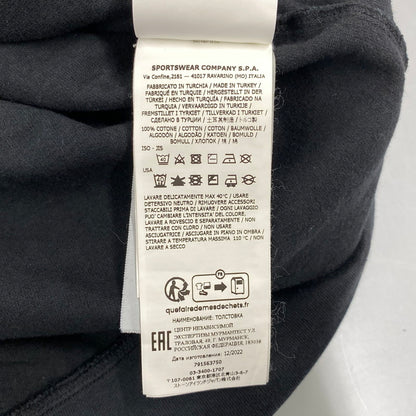 【中古品】【メンズ】 STONE ISLAND ストーンアイランド 791563750 国内正規 HEAVY COTTON JERSEY GARMENT DYED ヘビー コットン ジャージー ガーメント ダイ トップス 長袖 141-260603-cs-02-izu サイズ：3X カラー：ブラック 万代Net店