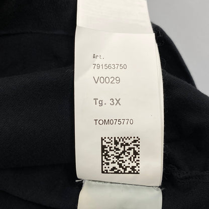 【中古品】【メンズ】 STONE ISLAND ストーンアイランド 791563750 国内正規 HEAVY COTTON JERSEY GARMENT DYED ヘビー コットン ジャージー ガーメント ダイ トップス 長袖 141-260603-cs-02-izu サイズ：3X カラー：ブラック 万代Net店