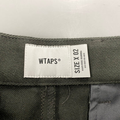 【中古品】【メンズ】 WTAPS ダブルタップス 261CWDT-PTM03 WRKT2001 TROUSERS COTTON. TWILL トラウザーズ コットン ツイル パンツ ボトムス ズボン 153-260603-cs-04-izu サイズ：02 カラー：カーキ 万代Net店
