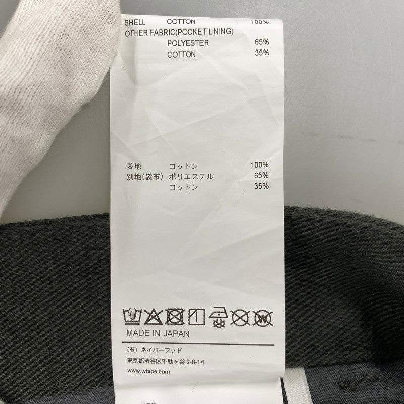 【中古品】【メンズ】 WTAPS ダブルタップス 261CWDT-PTM03 WRKT2001 TROUSERS COTTON. TWILL トラウザーズ コットン ツイル パンツ ボトムス ズボン 153-260603-cs-04-izu サイズ：02 カラー：カーキ 万代Net店