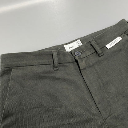 【中古品】【メンズ】 WTAPS ダブルタップス 261CWDT-PTM03 WRKT2001 TROUSERS COTTON. TWILL トラウザーズ コットン ツイル パンツ ボトムス ズボン 153-260603-cs-04-izu サイズ：02 カラー：カーキ 万代Net店