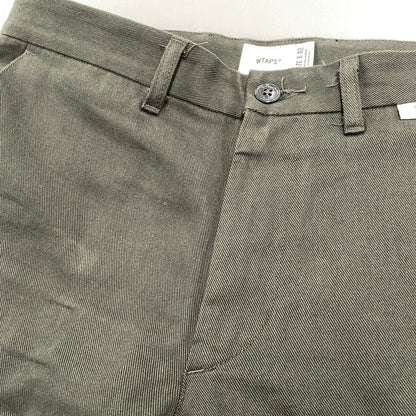 【中古品】【メンズ】 WTAPS ダブルタップス 261CWDT-PTM03 WRKT2001 TROUSERS COTTON. TWILL トラウザーズ コットン ツイル パンツ ボトムス ズボン 153-260603-cs-04-izu サイズ：02 カラー：カーキ 万代Net店