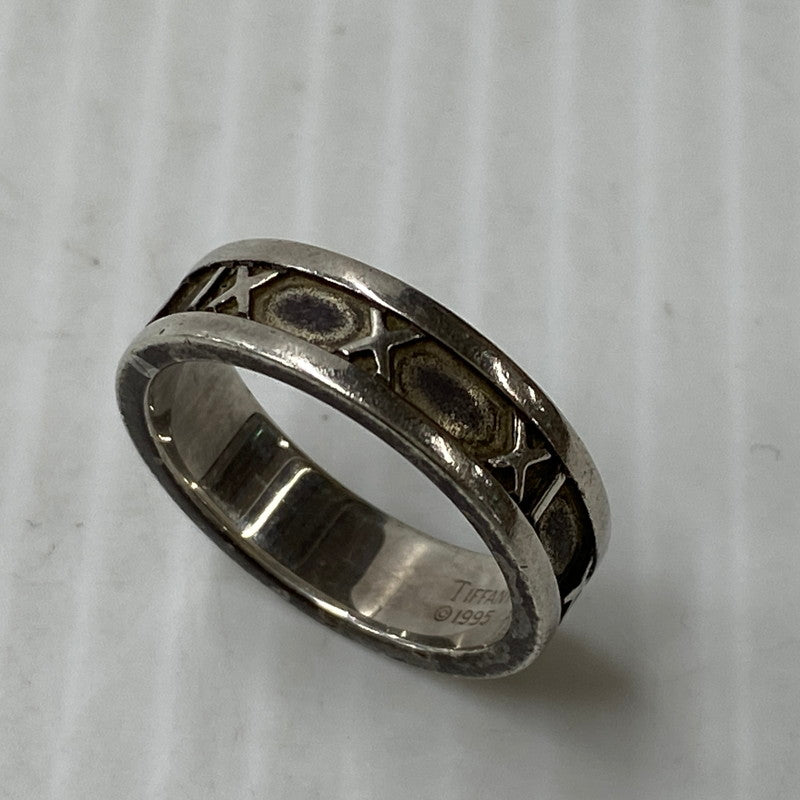 【現状渡し品】【メンズ】 TIFFANY&CO. ティファニー 925 ATLAS RING アトラス リング 指輪 アクセサリー 182-260603-cs-07-izu カラー：シルバー 万代Net店