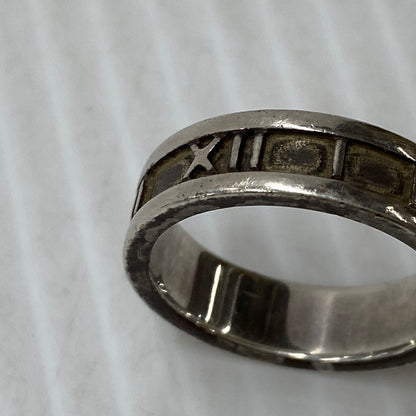 【現状渡し品】【メンズ】 TIFFANY&CO. ティファニー 925 ATLAS RING アトラス リング 指輪 アクセサリー 182-260603-cs-07-izu カラー：シルバー 万代Net店
