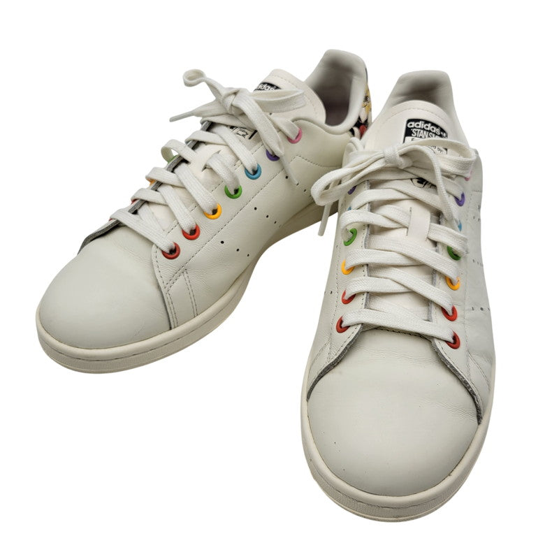 【中古品】【メンズ】 ADIDAS アディダス × RICH MNISI リッチ･ムニシ STAN SMITH PRIDE ID7494 スタンスミス プライド コラボ スニーカー シューズ 靴 161-260603-ay-11-izu サイズ：27.5cm カラー：ホワイト系 万代Net店