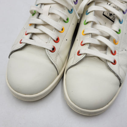 【中古品】【メンズ】 ADIDAS アディダス × RICH MNISI リッチ･ムニシ STAN SMITH PRIDE ID7494 スタンスミス プライド コラボ スニーカー シューズ 靴 161-260603-ay-11-izu サイズ：27.5cm カラー：ホワイト系 万代Net店