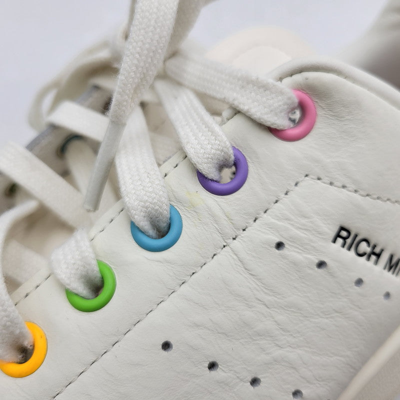 【中古品】【メンズ】 ADIDAS アディダス × RICH MNISI リッチ･ムニシ STAN SMITH PRIDE ID7494 スタンスミス プライド コラボ スニーカー シューズ 靴 161-260603-ay-11-izu サイズ：27.5cm カラー：ホワイト系 万代Net店