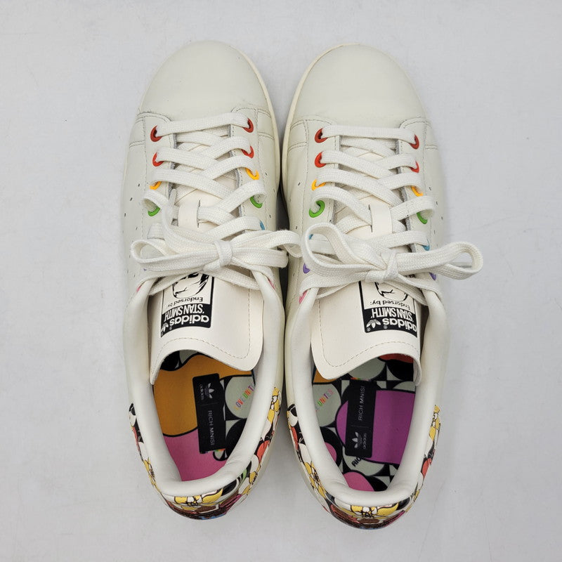 【中古品】【メンズ】 ADIDAS アディダス × RICH MNISI リッチ･ムニシ STAN SMITH PRIDE ID7494 スタンスミス プライド コラボ スニーカー シューズ 靴 161-260603-ay-11-izu サイズ：27.5cm カラー：ホワイト系 万代Net店