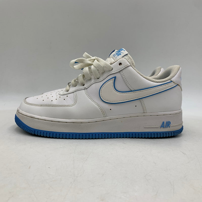 【中古品】【メンズ】 NIKE ナイキ AIR FORCE 1 '07 DV0788-101 エア フォース 1 '07 スニーカー シューズ 靴 160-260606-as-05-izu サイズ：27cm カラー：WHITE/UNIVERSITY BLUE-WHITE 万代Net店