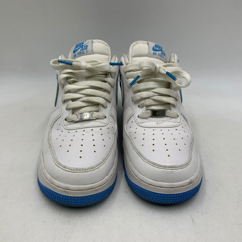 【中古品】【メンズ】 NIKE ナイキ AIR FORCE 1 '07 DV0788-101 エア フォース 1 '07 スニーカー シューズ 靴 160-260606-as-05-izu サイズ：27cm カラー：WHITE/UNIVERSITY BLUE-WHITE 万代Net店