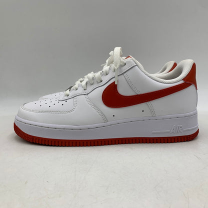 【中古品】【メンズ】 NIKE ナイキ AIR FORCE 1 '07 FJ4146-106 エア フォース 1 '07 スニーカー シューズ 靴 160-260606-as-04-izu サイズ：27cm カラー：ホワイト×レッド系 万代Net店