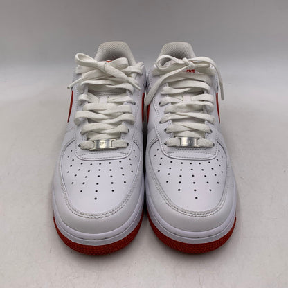 【中古品】【メンズ】 NIKE ナイキ AIR FORCE 1 '07 FJ4146-106 エア フォース 1 '07 スニーカー シューズ 靴 160-260606-as-04-izu サイズ：27cm カラー：ホワイト×レッド系 万代Net店