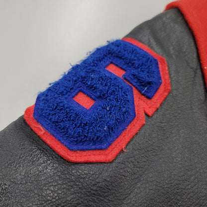 【中古品】【メンズ】 HOLLOWAY ホロウェイ STADIUM JACKET スタジアムジャケット スタジャン アウター 146-260608-as-17-izu サイズ：M カラー：レッド×ブラック 万代Net店