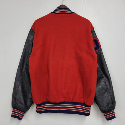 【中古品】【メンズ】 HOLLOWAY ホロウェイ STADIUM JACKET スタジアムジャケット スタジャン アウター 146-260608-as-17-izu サイズ：M カラー：レッド×ブラック 万代Net店