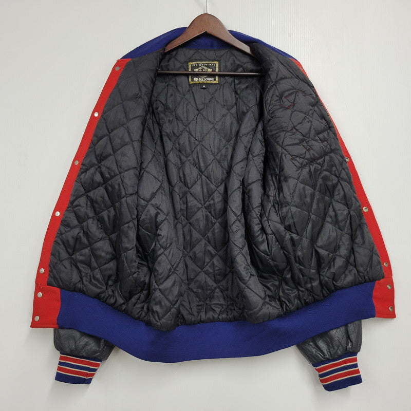【中古品】【メンズ】 HOLLOWAY ホロウェイ STADIUM JACKET スタジアムジャケット スタジャン アウター 146-260608-as-17-izu サイズ：M カラー：レッド×ブラック 万代Net店