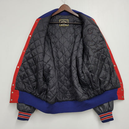 【中古品】【メンズ】 HOLLOWAY ホロウェイ STADIUM JACKET スタジアムジャケット スタジャン アウター 146-260608-as-17-izu サイズ：M カラー：レッド×ブラック 万代Net店