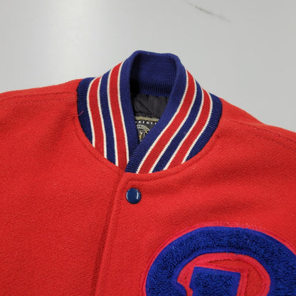 【中古品】【メンズ】 HOLLOWAY ホロウェイ STADIUM JACKET スタジアムジャケット スタジャン アウター 146-260608-as-17-izu サイズ：M カラー：レッド×ブラック 万代Net店