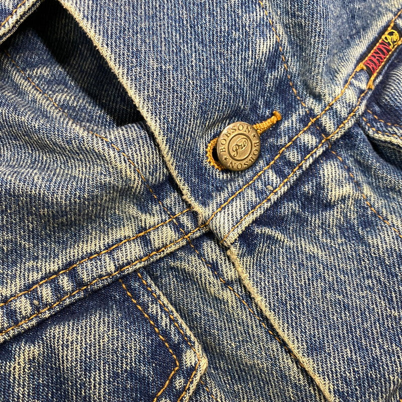 【中古品】【メンズ】 BOBSON ボブソン DENIM JACKET デニム ジャケット アウター 146-260609-ya-06-izu サイズ：M カラー：インディゴ 万代Net店