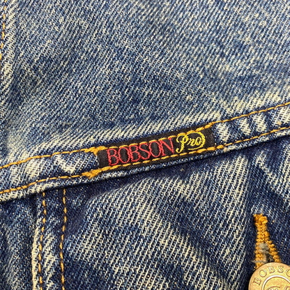 【中古品】【メンズ】 BOBSON ボブソン DENIM JACKET デニム ジャケット アウター 146-260609-ya-06-izu サイズ：M カラー：インディゴ 万代Net店