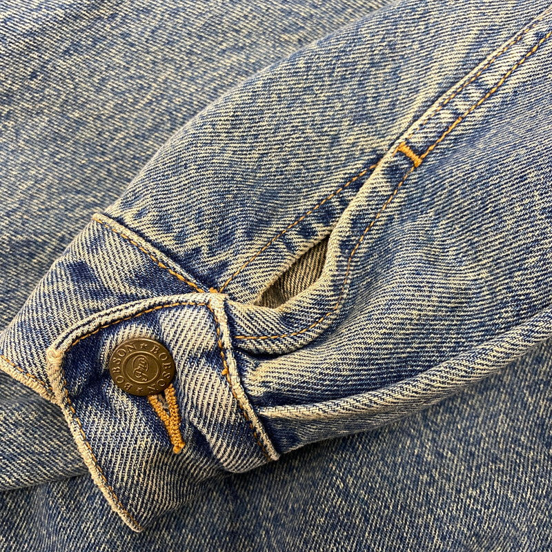 【中古品】【メンズ】 BOBSON ボブソン DENIM JACKET デニム ジャケット アウター 146-260609-ya-06-izu サイズ：M カラー：インディゴ 万代Net店