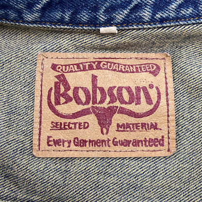 【中古品】【メンズ】 BOBSON ボブソン DENIM JACKET デニム ジャケット アウター 146-260609-ya-06-izu サイズ：M カラー：インディゴ 万代Net店