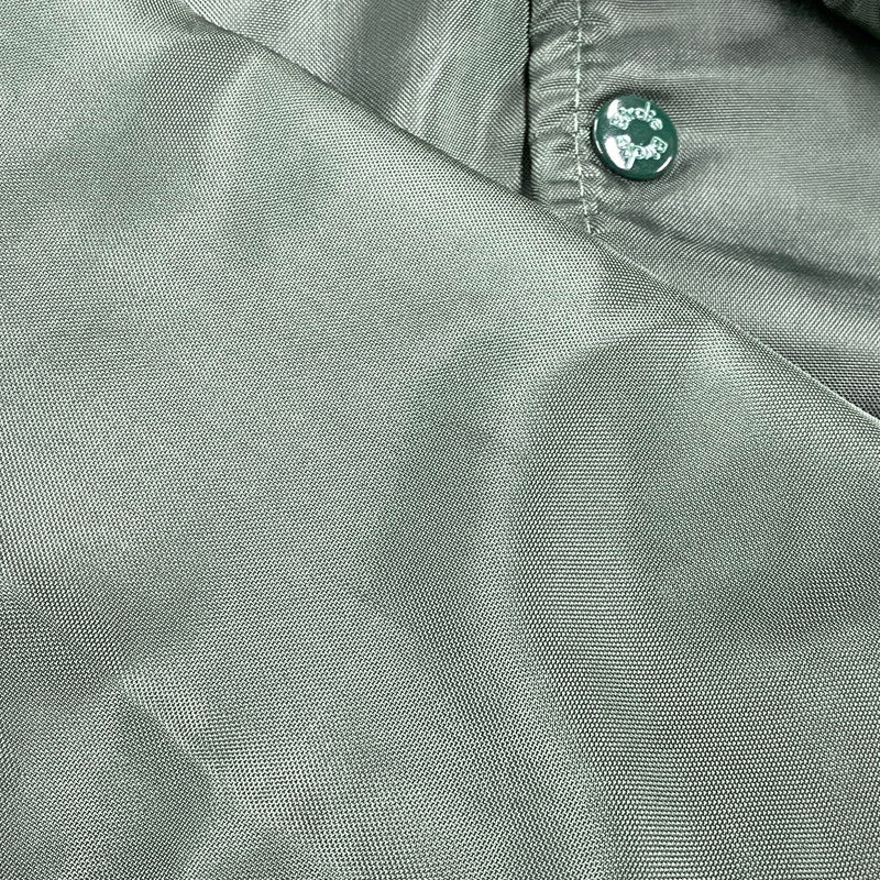 【中古品】【メンズ】 BIRDIE バーディー USA製 80-90S FLEECE LINER COACH JACKET フリース ライナー コーチ ジャケット アウター 146-260609-ya-05-izu サイズ：L カラー：グリーン 万代Net店