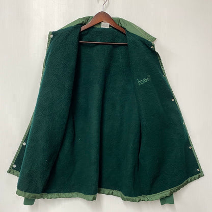 【中古品】【メンズ】 BIRDIE バーディー USA製 80-90S FLEECE LINER COACH JACKET フリース ライナー コーチ ジャケット アウター 146-260609-ya-05-izu サイズ：L カラー：グリーン 万代Net店