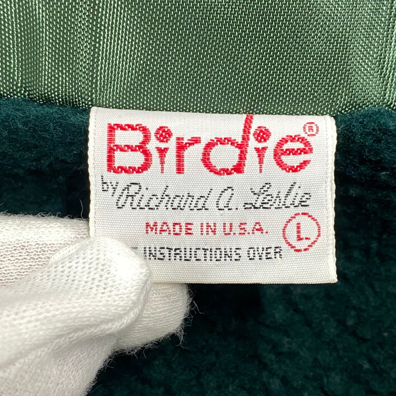 【中古品】【メンズ】 BIRDIE バーディー USA製 80-90S FLEECE LINER COACH JACKET フリース ライナー コーチ ジャケット アウター 146-260609-ya-05-izu サイズ：L カラー：グリーン 万代Net店