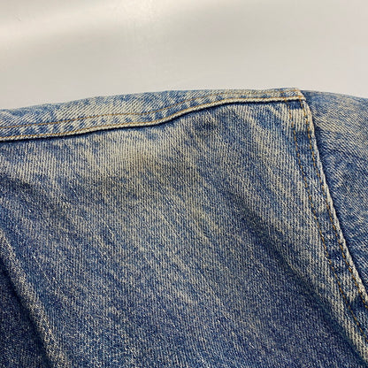 【現状渡し品】【メンズ】 Polo by Ralph Lauren ポロバイラルフローレン CHECK BLANKET LINER CORDUROY COLLAR DENIM JACKET コーデュロイ カラーデニムジャケット 146-260608-as-05-izu サイズ：XL カラー：インディゴ 万代Net店