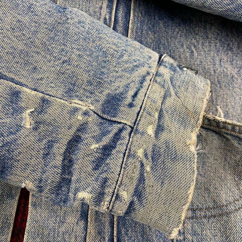 【現状渡し品】【メンズ】 Polo by Ralph Lauren ポロバイラルフローレン CHECK BLANKET LINER CORDUROY COLLAR DENIM JACKET コーデュロイ カラーデニムジャケット 146-260608-as-05-izu サイズ：XL カラー：インディゴ 万代Net店