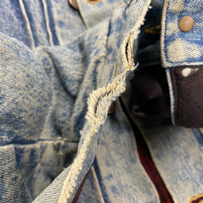 【現状渡し品】【メンズ】 Polo by Ralph Lauren ポロバイラルフローレン CHECK BLANKET LINER CORDUROY COLLAR DENIM JACKET コーデュロイ カラーデニムジャケット 146-260608-as-05-izu サイズ：XL カラー：インディゴ 万代Net店