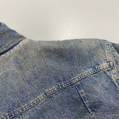 【現状渡し品】【メンズ】 Polo by Ralph Lauren ポロバイラルフローレン CHECK BLANKET LINER CORDUROY COLLAR DENIM JACKET コーデュロイ カラーデニムジャケット 146-260608-as-05-izu サイズ：XL カラー：インディゴ 万代Net店