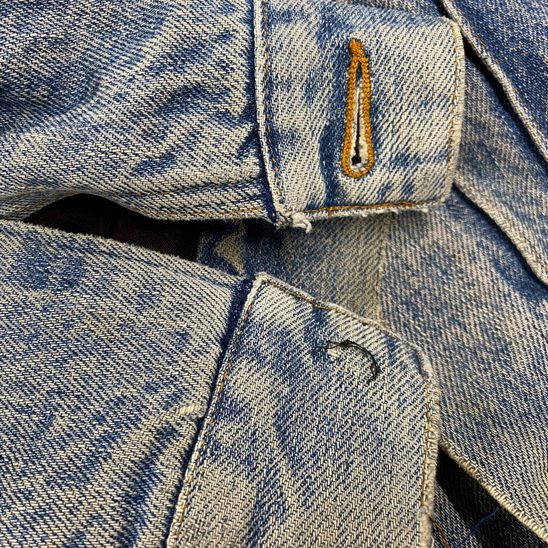 【現状渡し品】【メンズ】 Polo by Ralph Lauren ポロバイラルフローレン CHECK BLANKET LINER CORDUROY COLLAR DENIM JACKET コーデュロイ カラーデニムジャケット 146-260608-as-05-izu サイズ：XL カラー：インディゴ 万代Net店