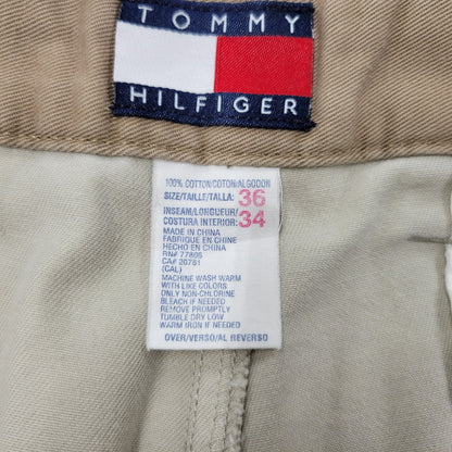 【中古品】【メンズ】 TOMMY HILFIGER トミーヒルフィガー 90S CARGO CHINO PANTS カーゴ チノ パンツ ボトムス ズボン 157-260613-cs-11-izu サイズ：36×34 カラー：ベージュ 万代Net店