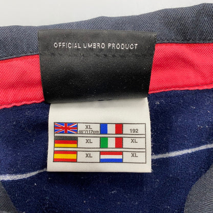 【中古品】【メンズ】 OLD UMBRO オールド アンブロ SEASON MANCHESTER UNITED FC AWAY SHIRT BECKHAM 7 シーズン マンチェスター ユナイテッド アウェイ シャツ ベッカム トップス 146-260610-kh-04-izu サイズ：XL カラー：ネイビー 万代Net店