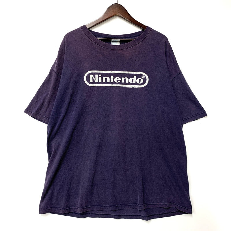 【現状渡し品】【メンズ】 DELTA デルタ NINTENDO c2002 SS TEE ショートスリーブ Tシャツ 半袖 146-260608-as-14-izu サイズ：XL カラー：パープル 万代Net店